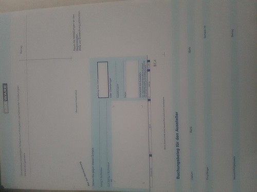 Verrechnungsscheck scheck - 50, x