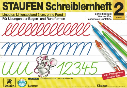 Staufen schreiblernheft din - 2,