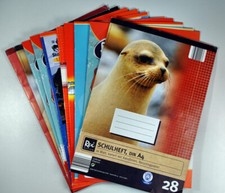 10 x Schulheft DIN  A4 kariert