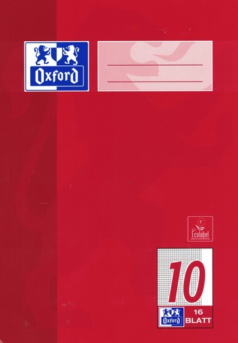 Oxford schulheft din - schulheft, a5