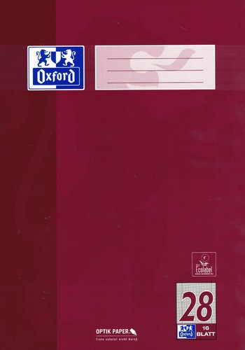 Oxford schulheft din - oxford, a4