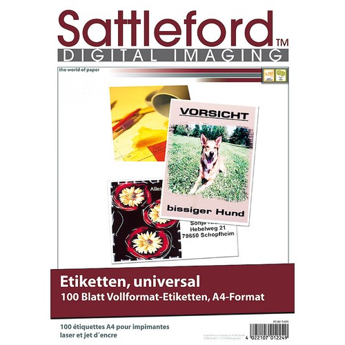 Sattleford etiketten papier - sattleford,
