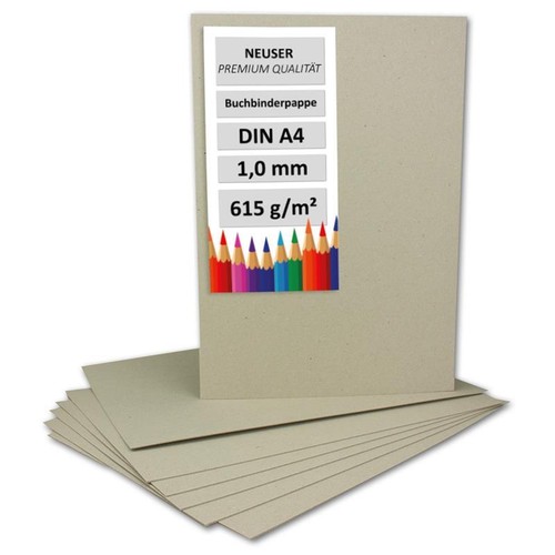 Buchbinderpappe 1mm starker - -,