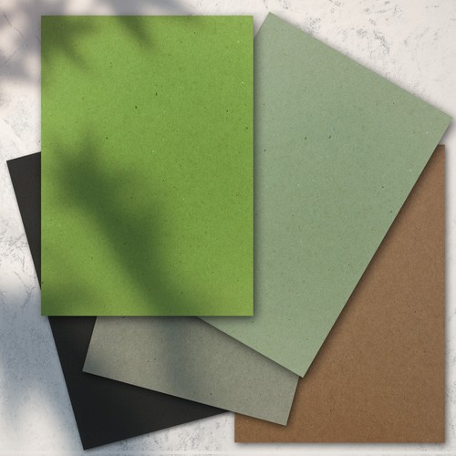 Vintage kraftpapier din a4 - vintage,