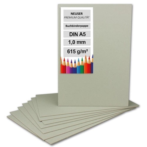 Buchbinderpappe 1mm starker - -,