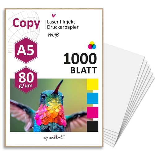 1000 blatt blanko m - 1000, g/m²